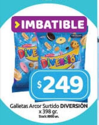 Cordiez Galletas arcor surtido diversión oferta