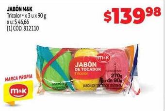 Makro Jabón m&k oferta