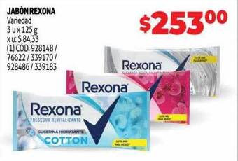 Makro Jabón rexona oferta