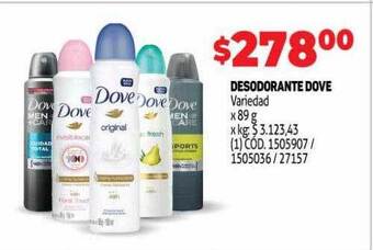Makro Desodorante dove oferta