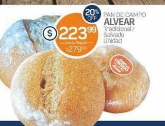 Alvear Pan de campo alvear oferta