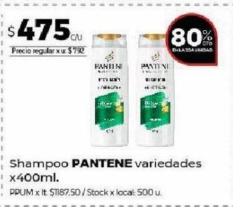 Disco Shampoo pantene 400ml oferta