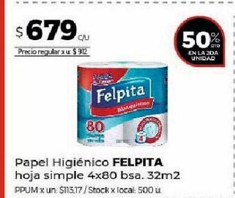 Disco Papel higiénico felpita oferta