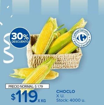 Carrefour Maxi Choclo x u oferta
