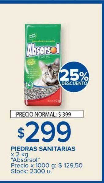 Carrefour Maxi Piedras sanitarias oferta
