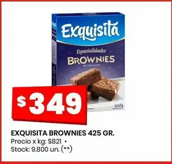 Changomas Exquisita brownies 425 gr. oferta