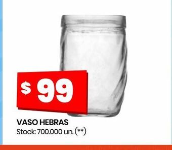 Changomas Vaso hebras oferta
