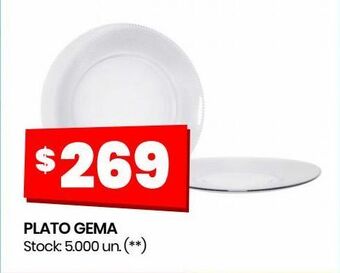 Changomas Plato gema oferta