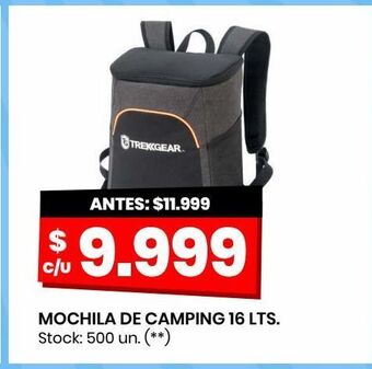 Changomas Mochila de camping 16 lts. oferta