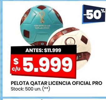 Changomas Pelota qatar licencia oficial pro oferta