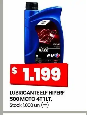 Changomas Lubricante elf hiperf 500 moto 4t 1 lt. oferta