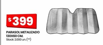 Changomas Parasol metalizado 130x60 cm oferta