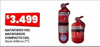 Changomas Matafuego 1 kg. matafuegos compacto 1 kg. oferta