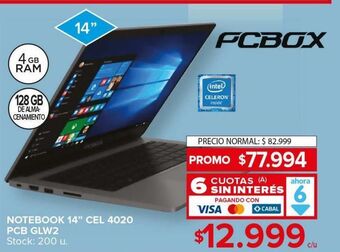 Carrefour Maxi Notebook 14" oferta