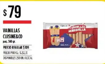 Supermercados Vea Cuisine&Co Vainillas 340gr oferta