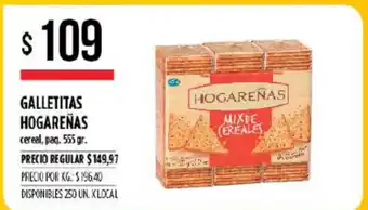 Supermercados Vea Hogareñas Galletitas 555gr oferta