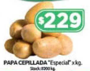 Cordiez Papa cepillada oferta