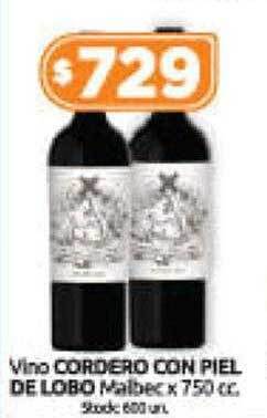 Cordiez Vino cordero con piel de lobo oferta