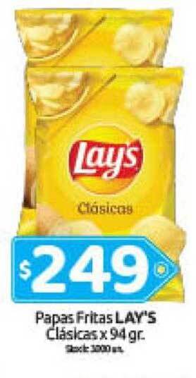 Cordiez Papas fritas lay's oferta