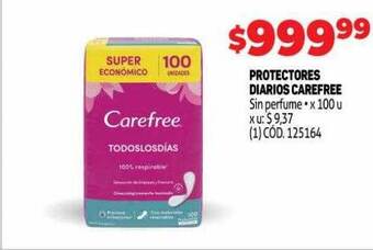 Makro Protectores diarios carefree oferta