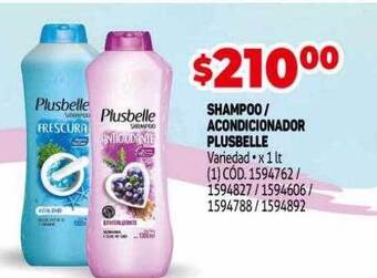 Makro Shampoo-acondicionador plusbelle oferta