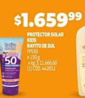 Makro Protector solar kids rayito de sol oferta