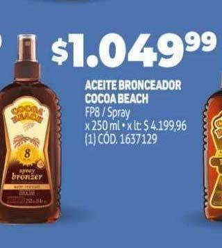 Makro Aceite bronceador cocoa beach oferta