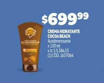 Makro Crema hidratante cocoa beach oferta