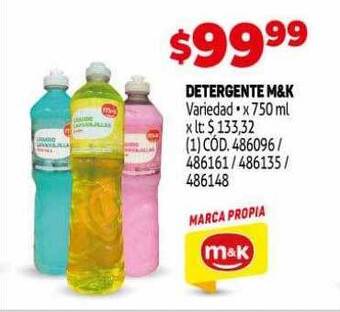 Makro Detergente m&k oferta