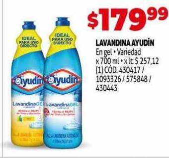 Makro Lavandina ayudín oferta