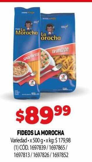 Makro Fideos la morocha oferta