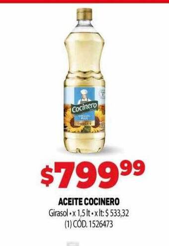 Makro Aceite cocinero oferta