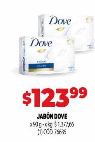 Makro Jabón dove oferta