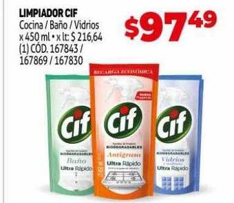 Makro Limpiador cif oferta