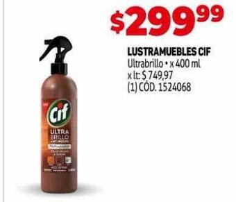 Makro Lustramuebles cif oferta
