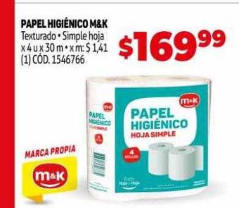 Makro Papel higiénico m&k oferta