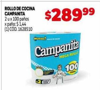 Makro Rollo de cocina campanita oferta
