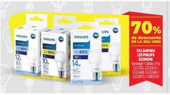 Lámpara led philips ecohome