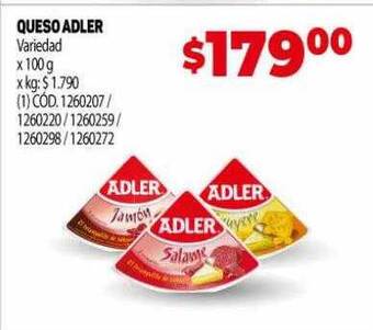 Makro Queso adler oferta
