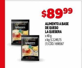 Makro Alimento a base de queso la quesera oferta