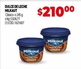 Makro Dulce de leche milkaut oferta