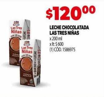 Makro Leche chocolatada las tres niñas oferta