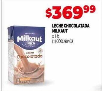 Makro Leche chocolatada milkaut oferta