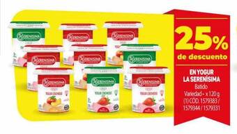 Makro Yogur la serenisima oferta