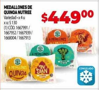 Makro Medallones de quinoa nutree oferta