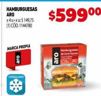 Makro Hamburguesas aro oferta