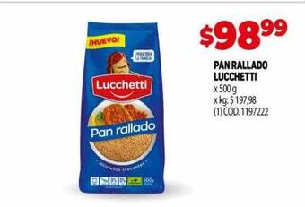 Makro Pan rallado lucchetti oferta