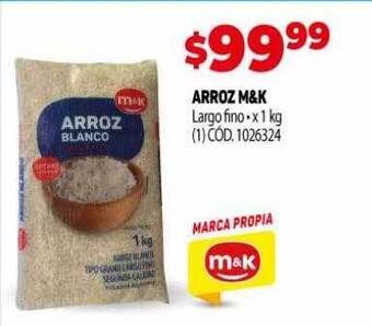 Makro Arroz m&k oferta
