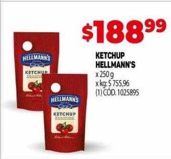 Makro Ketchup hellmann's oferta