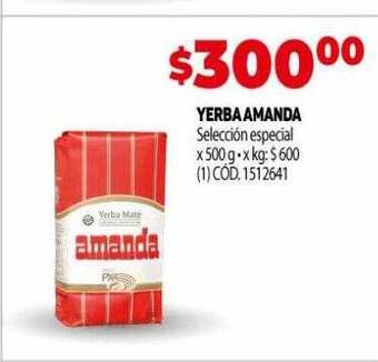 Makro Yerba amanda oferta